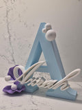 Custom Mermaid Initial Name Sign | Baby Shower Nursery Decoration Plaque