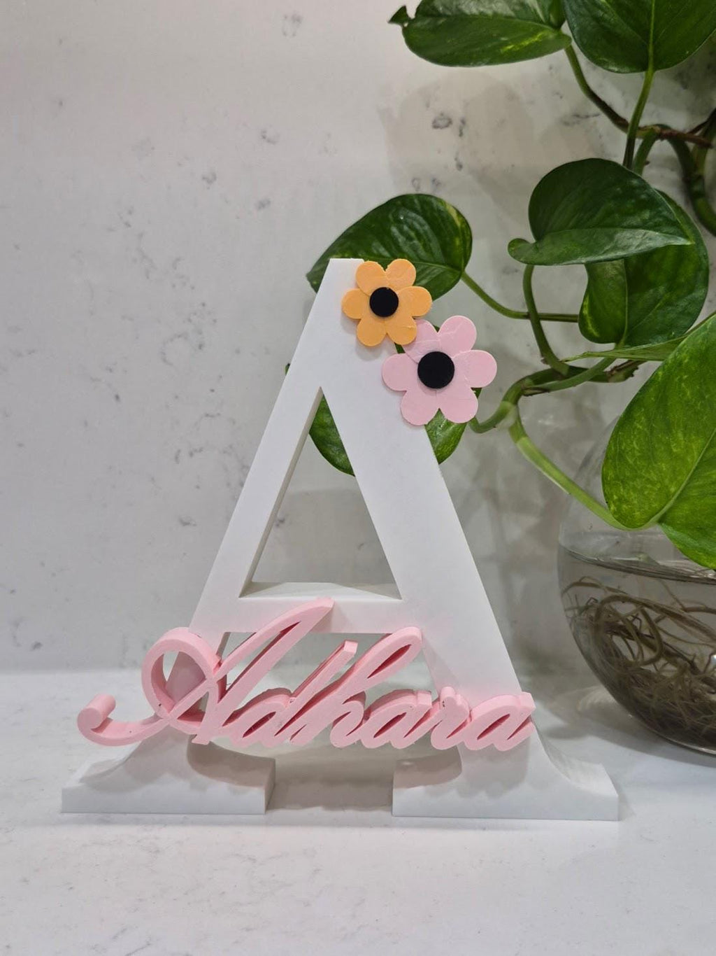 Custom Initial and Name Sign | For Baby Shower, Nursery, Kid's Room Decoration Name Plaque
